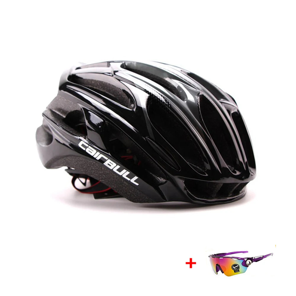Ultralight Racing Cycling Helmet Aerodynamics Safety TT Cycling Helmets Intergrally-Molded MTB Bicycle Helmet