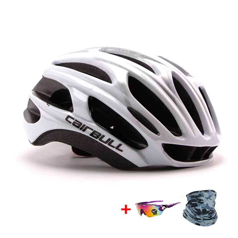 Ultralight Racing Cycling Helmet Aerodynamics Safety TT Cycling Helmets Intergrally-Molded MTB Bicycle Helmet
