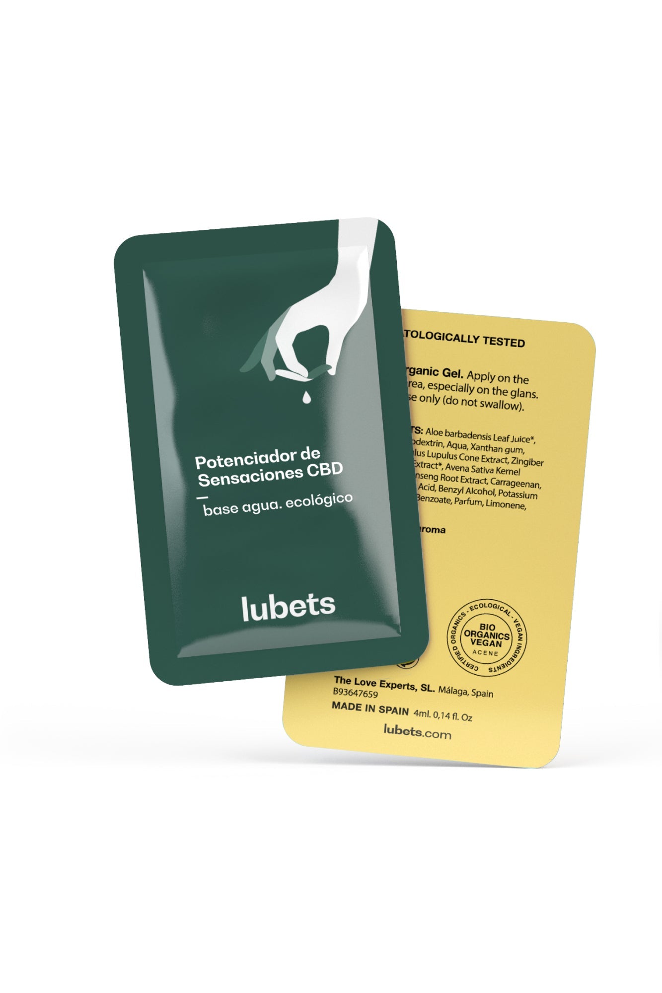 Potenciador de sensaciones con CBD ecológico | Lubets