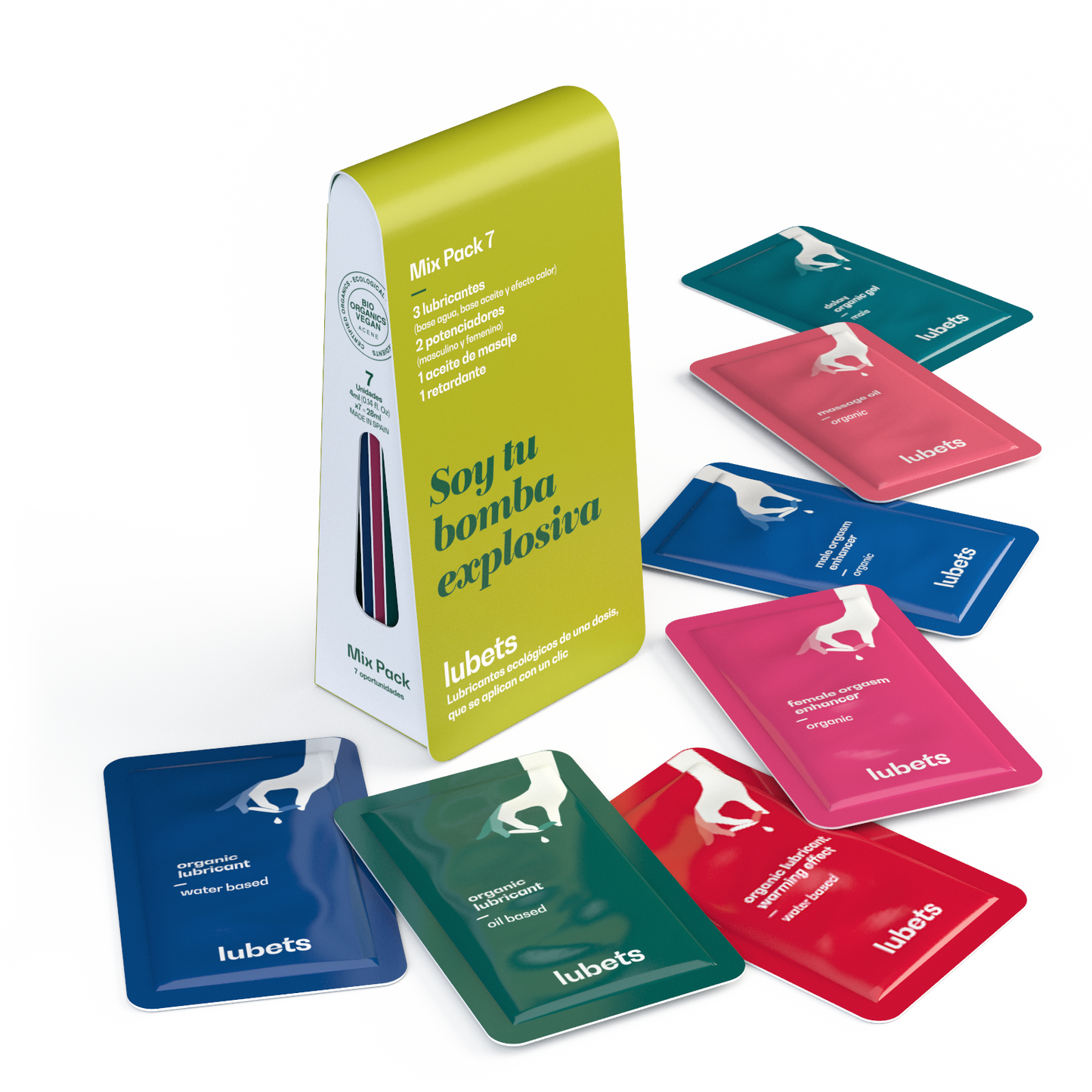 Mix Pack Lubets: lubricantes, potenciadores y aceites ecológicos