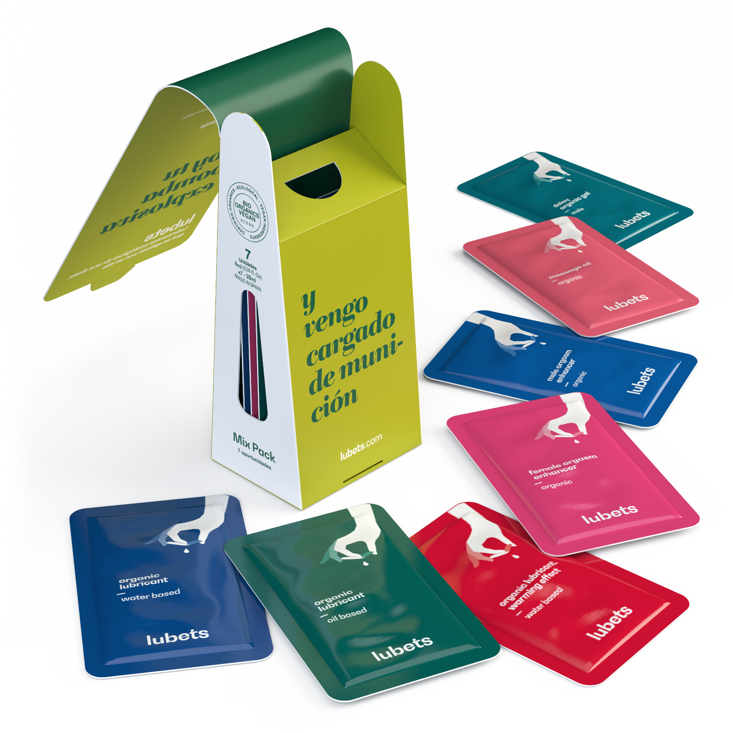 Mix Pack Lubets: lubricantes, potenciadores y aceites ecológicos