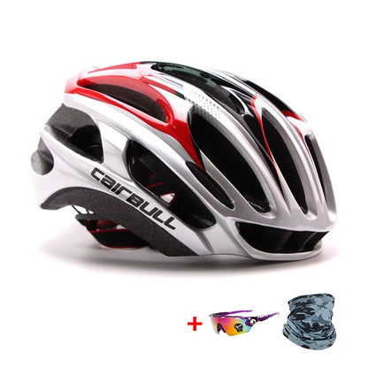 Ultralight Racing Cycling Helmet Aerodynamics Safety TT Cycling Helmets Intergrally-Molded MTB Bicycle Helmet