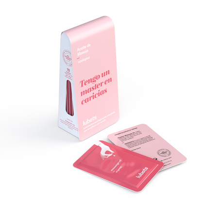 Aceite de masaje ecológico y vegano | Lubets Pack 10