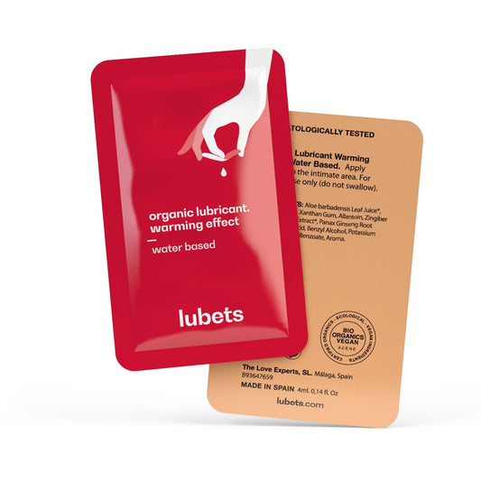 Lubricante efecto calor con extracto de jengibre | Lubets ecológico